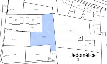 Prodej stavebního pozemku Jedomělice 1313 m2.  - Fotka 5